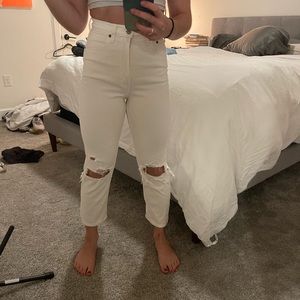 Abercrombie white skinny jeans. Size 25